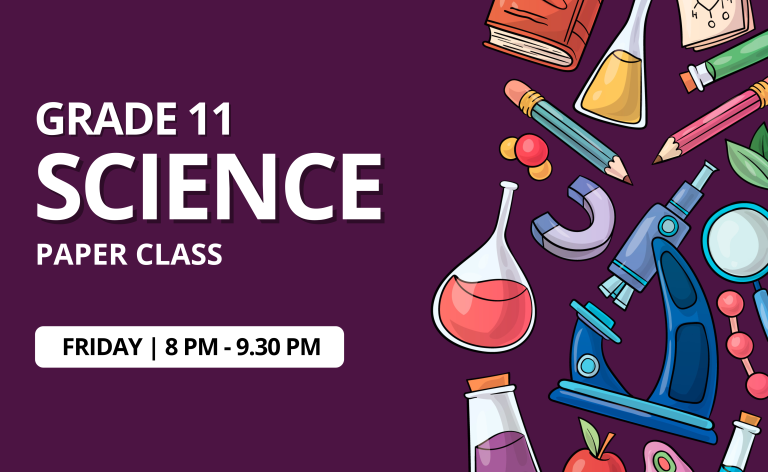 Grade 11 – Science Paper Class By Shazran Rusney